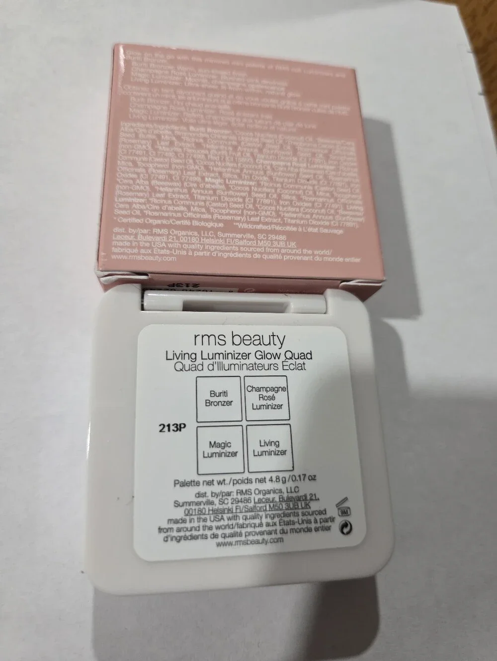 RMS BEAUTY Living Luminizer Glow Quad Mini.